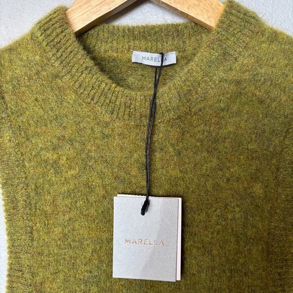 MARELLA | ELENICE Italian Mohair Wool Blend Sweater Vest RET $310 NWT Size S - Picture 3 of 8